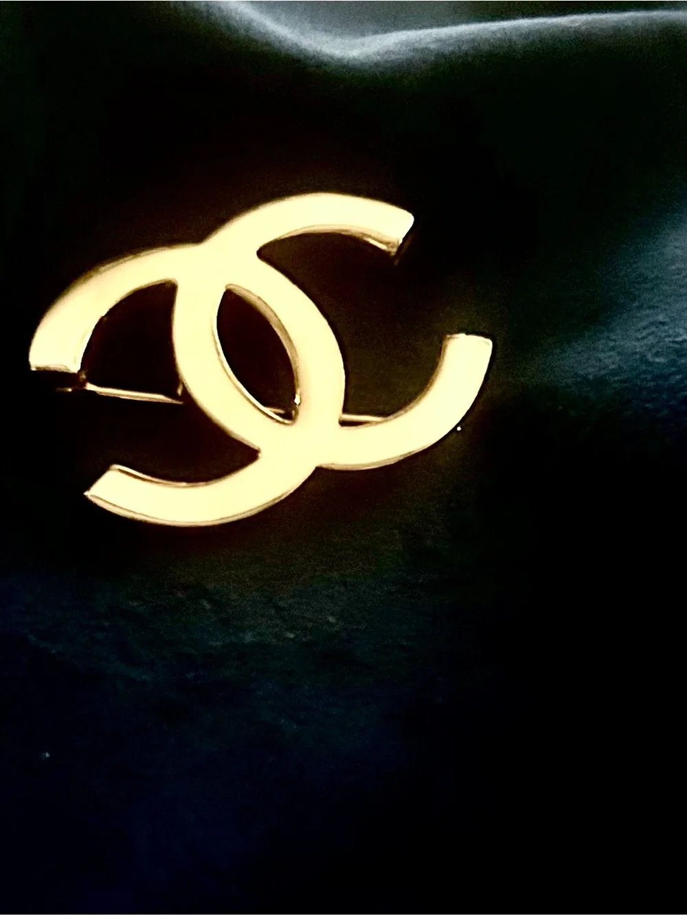 Neiman Marcus Gold Interlocking Logo Brooch